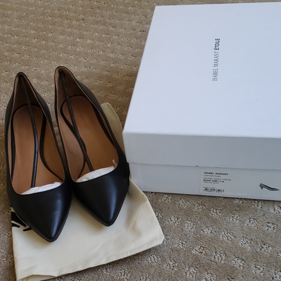 Isabel Marant Paloma Leather Pumps - Picture 2 of 8